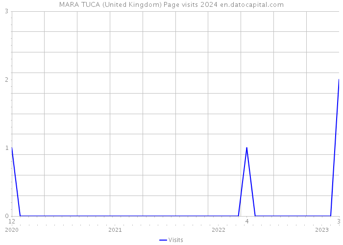 MARA TUCA (United Kingdom) Page visits 2024 