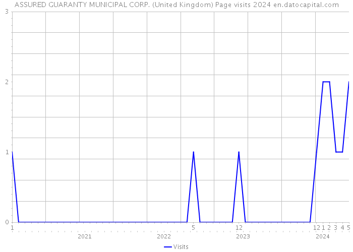 ASSURED GUARANTY MUNICIPAL CORP. (United Kingdom) Page visits 2024 