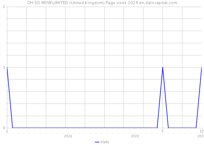 OH SO WOW LIMITED (United Kingdom) Page visits 2024 