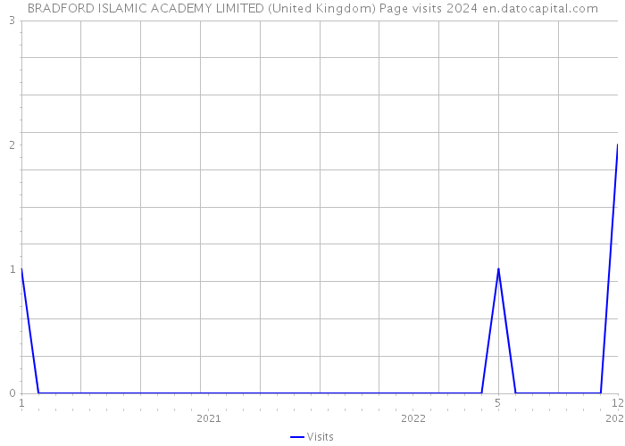 BRADFORD ISLAMIC ACADEMY LIMITED (United Kingdom) Page visits 2024 