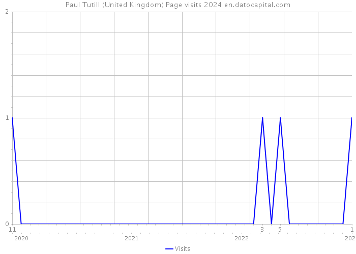 Paul Tutill (United Kingdom) Page visits 2024 