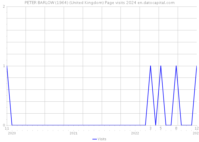 PETER BARLOW (1964) (United Kingdom) Page visits 2024 