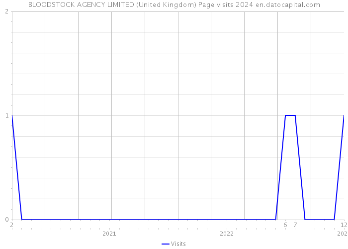 BLOODSTOCK AGENCY LIMITED (United Kingdom) Page visits 2024 