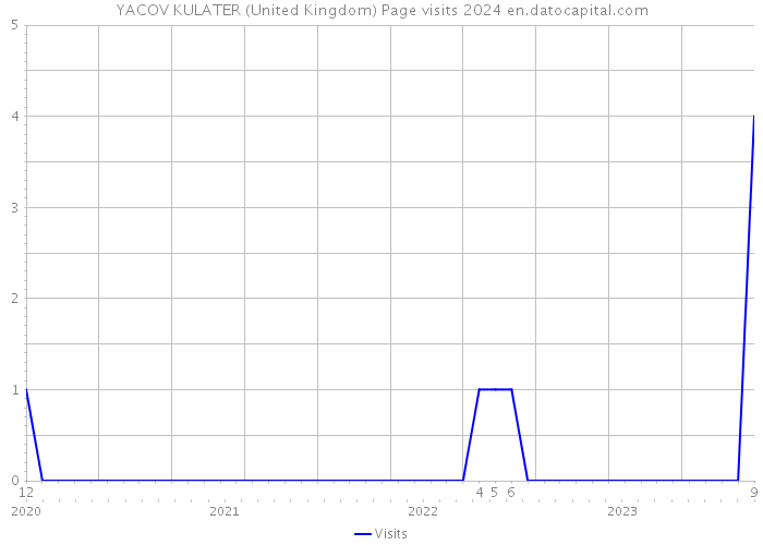 YACOV KULATER (United Kingdom) Page visits 2024 