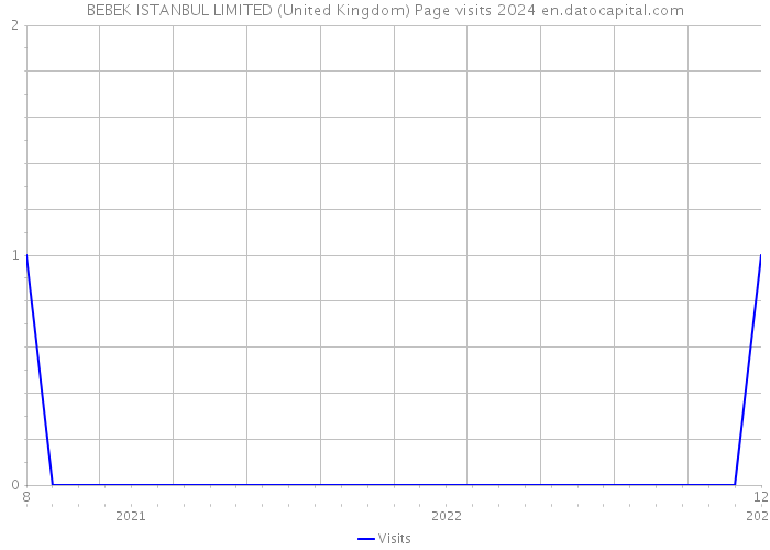 BEBEK ISTANBUL LIMITED (United Kingdom) Page visits 2024 