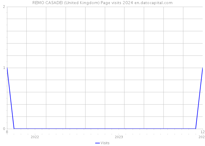 REMO CASADEI (United Kingdom) Page visits 2024 