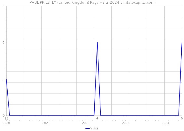 PAUL PRIESTLY (United Kingdom) Page visits 2024 