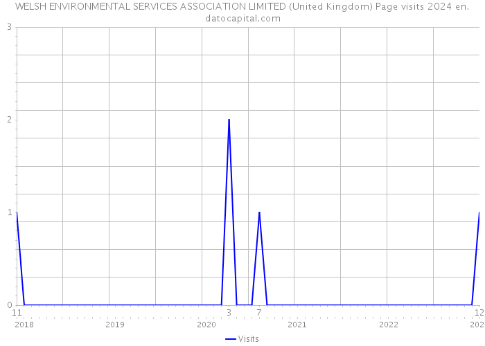 WELSH ENVIRONMENTAL SERVICES ASSOCIATION LIMITED (United Kingdom) Page visits 2024 