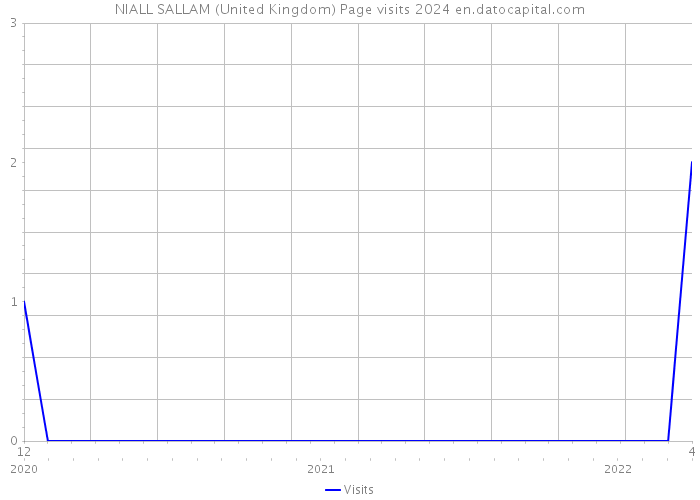 NIALL SALLAM (United Kingdom) Page visits 2024 