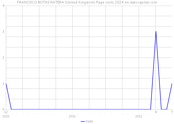 FRANCISCO BOTAS RATERA (United Kingdom) Page visits 2024 