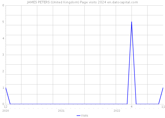 JAMES PETERS (United Kingdom) Page visits 2024 