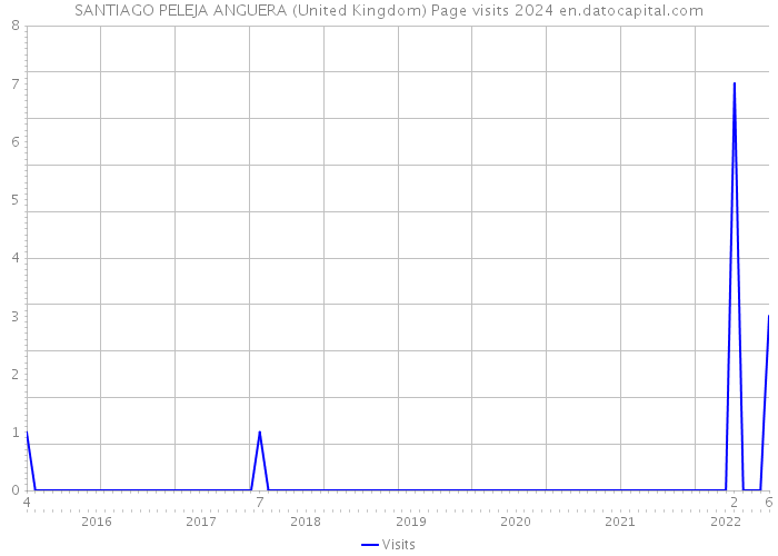 SANTIAGO PELEJA ANGUERA (United Kingdom) Page visits 2024 