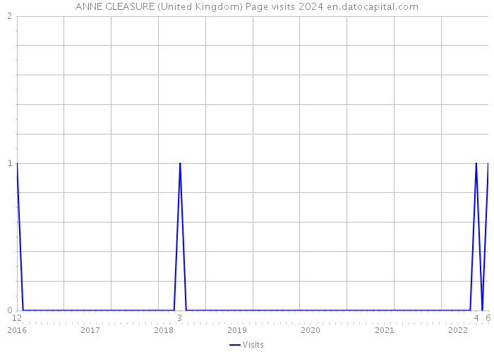 ANNE GLEASURE (United Kingdom) Page visits 2024 