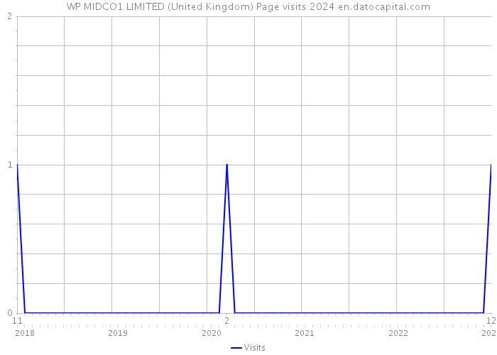 WP MIDCO1 LIMITED (United Kingdom) Page visits 2024 
