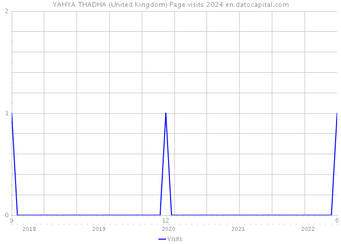 YAHYA THADHA (United Kingdom) Page visits 2024 