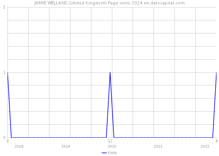 JAMIE WELLAND (United Kingdom) Page visits 2024 