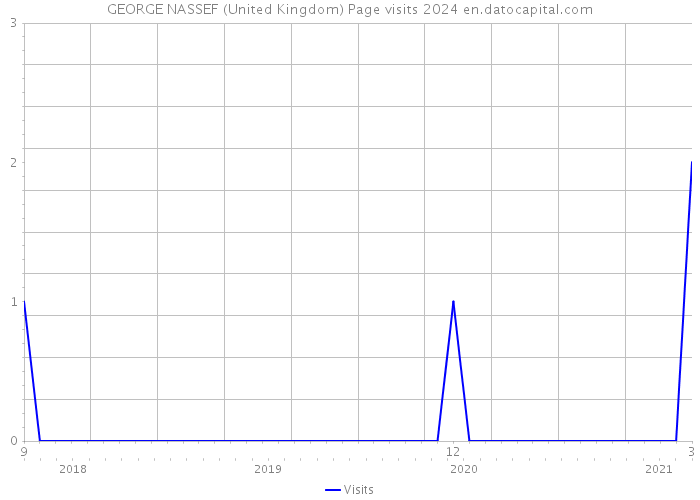 GEORGE NASSEF (United Kingdom) Page visits 2024 