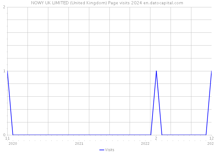 NOWY UK LIMITED (United Kingdom) Page visits 2024 