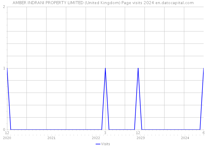 AMBER INDRANI PROPERTY LIMITED (United Kingdom) Page visits 2024 