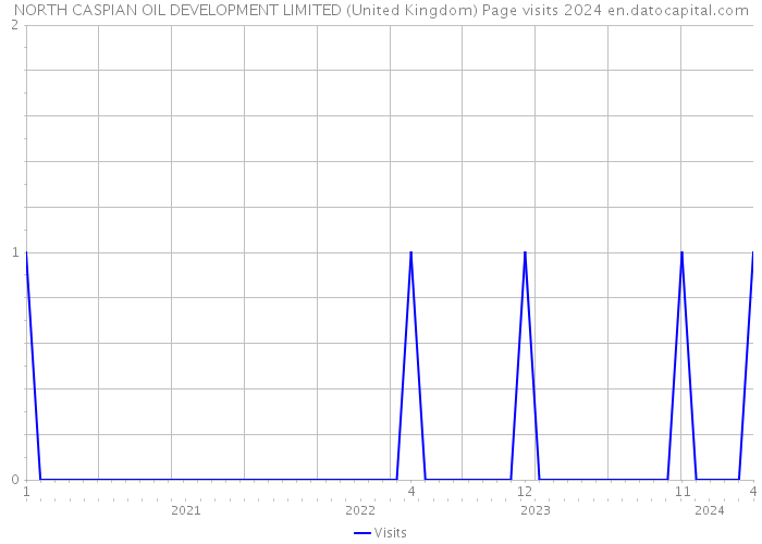 NORTH CASPIAN OIL DEVELOPMENT LIMITED (United Kingdom) Page visits 2024 
