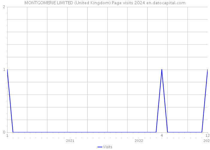 MONTGOMERIE LIMITED (United Kingdom) Page visits 2024 