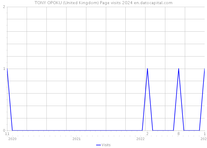 TONY OPOKU (United Kingdom) Page visits 2024 