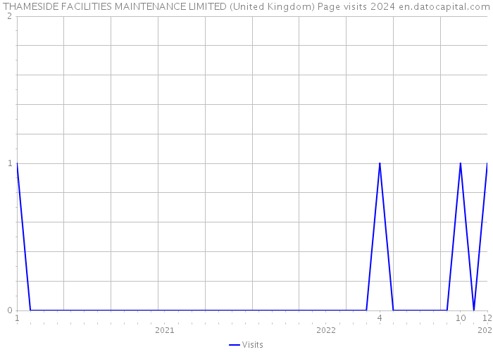 THAMESIDE FACILITIES MAINTENANCE LIMITED (United Kingdom) Page visits 2024 