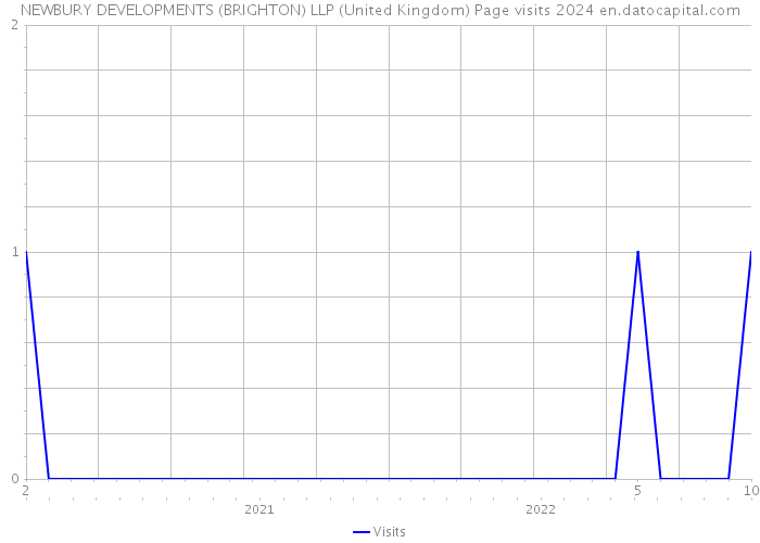 NEWBURY DEVELOPMENTS (BRIGHTON) LLP (United Kingdom) Page visits 2024 