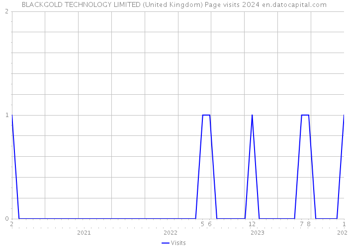 BLACKGOLD TECHNOLOGY LIMITED (United Kingdom) Page visits 2024 