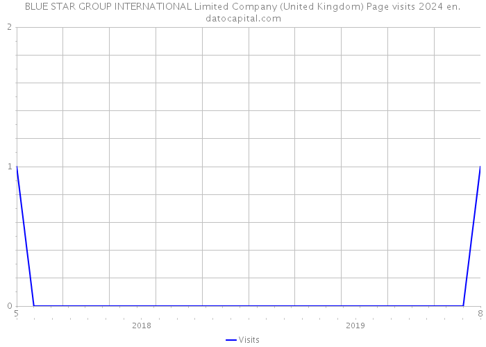 BLUE STAR GROUP INTERNATIONAL Limited Company (United Kingdom) Page visits 2024 