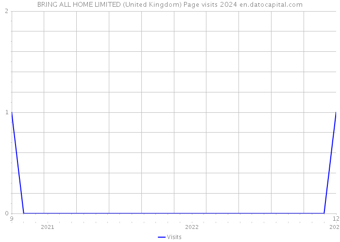 BRING ALL HOME LIMITED (United Kingdom) Page visits 2024 