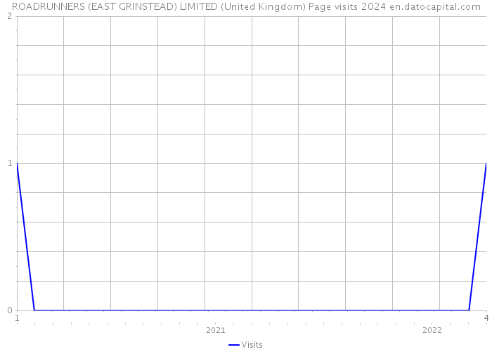ROADRUNNERS (EAST GRINSTEAD) LIMITED (United Kingdom) Page visits 2024 