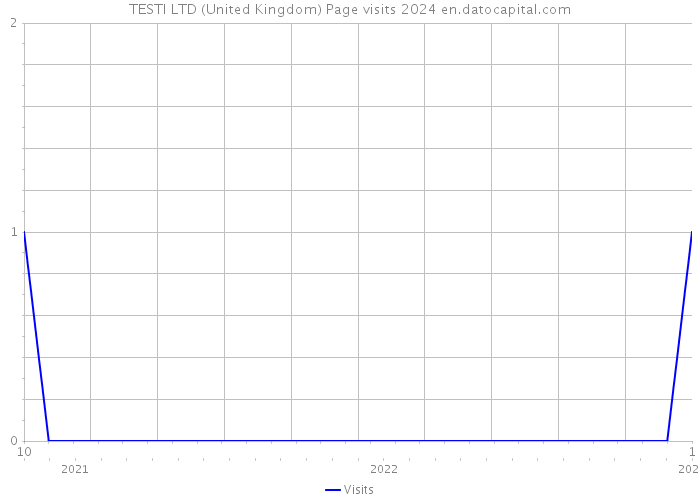 TESTI LTD (United Kingdom) Page visits 2024 