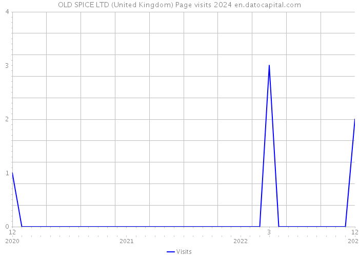 OLD SPICE LTD (United Kingdom) Page visits 2024 