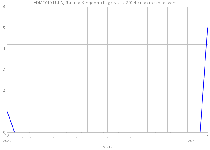 EDMOND LULAJ (United Kingdom) Page visits 2024 