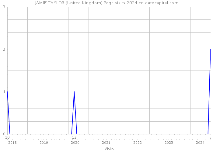 JAMIE TAYLOR (United Kingdom) Page visits 2024 