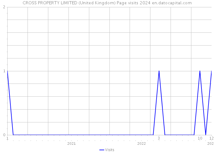 CROSS PROPERTY LIMITED (United Kingdom) Page visits 2024 