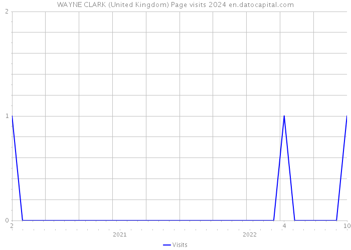 WAYNE CLARK (United Kingdom) Page visits 2024 