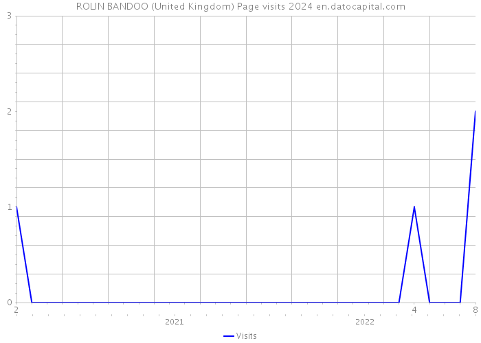 ROLIN BANDOO (United Kingdom) Page visits 2024 