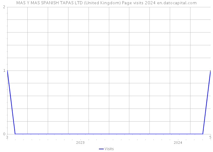 MAS Y MAS SPANISH TAPAS LTD (United Kingdom) Page visits 2024 