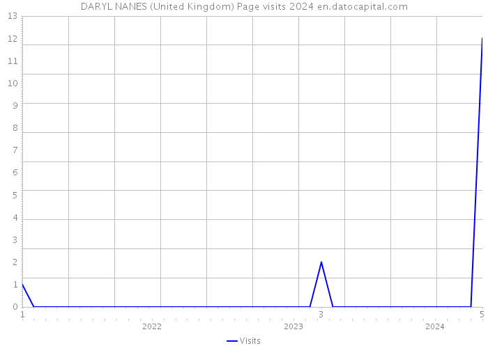 DARYL NANES (United Kingdom) Page visits 2024 