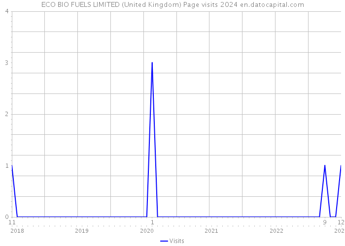ECO BIO FUELS LIMITED (United Kingdom) Page visits 2024 