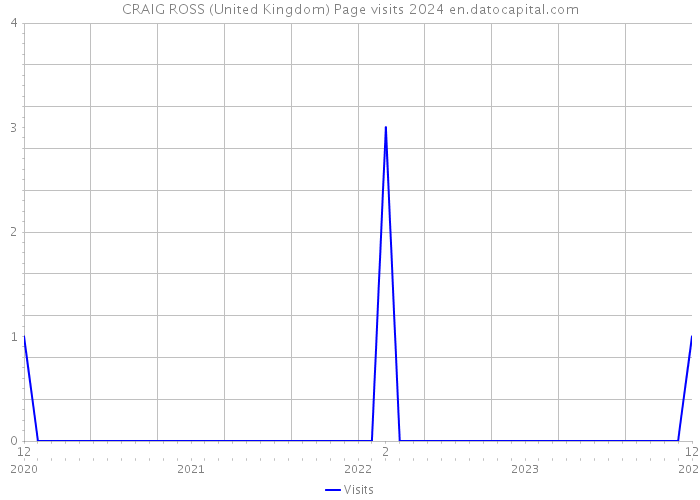 CRAIG ROSS (United Kingdom) Page visits 2024 