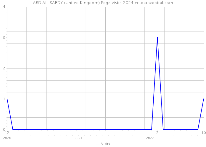ABD AL-SAEDY (United Kingdom) Page visits 2024 