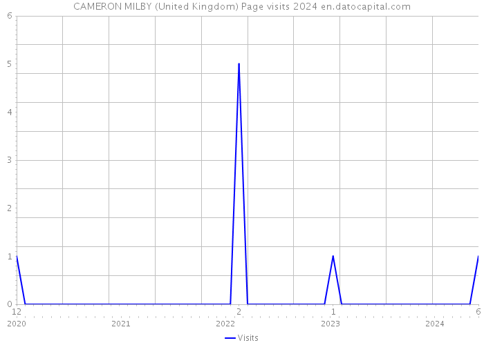 CAMERON MILBY (United Kingdom) Page visits 2024 
