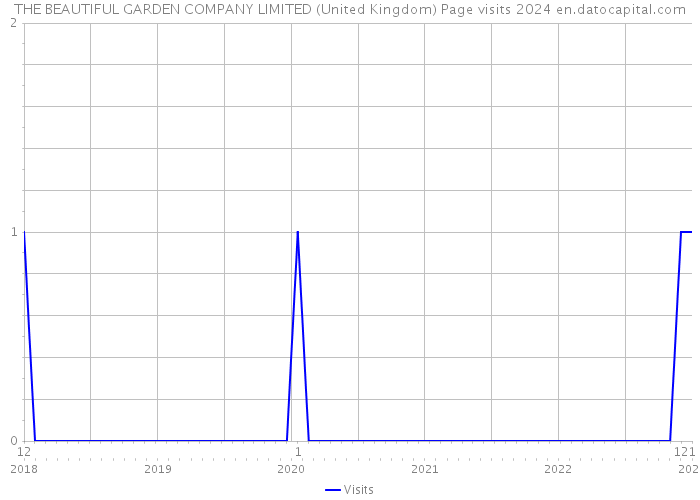 THE BEAUTIFUL GARDEN COMPANY LIMITED (United Kingdom) Page visits 2024 