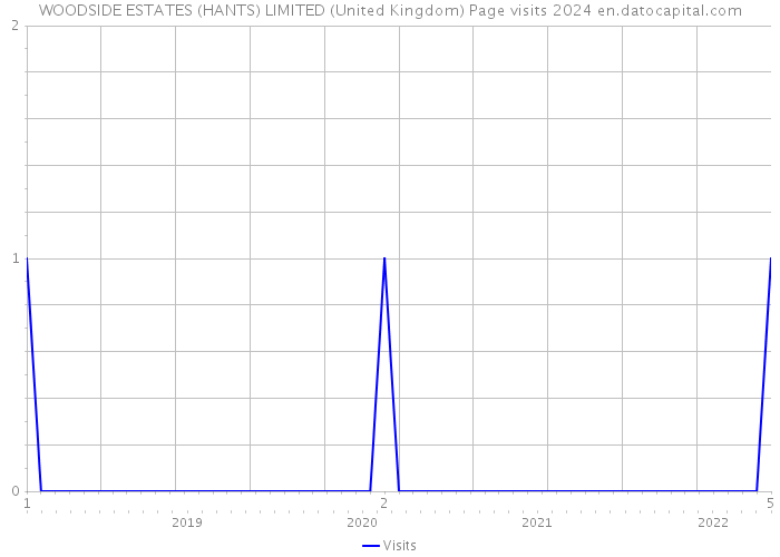 WOODSIDE ESTATES (HANTS) LIMITED (United Kingdom) Page visits 2024 
