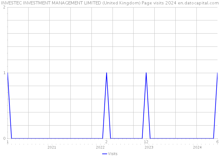 INVESTEC INVESTMENT MANAGEMENT LIMITED (United Kingdom) Page visits 2024 