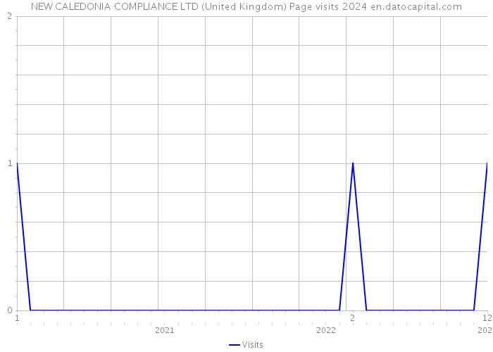 NEW CALEDONIA COMPLIANCE LTD (United Kingdom) Page visits 2024 