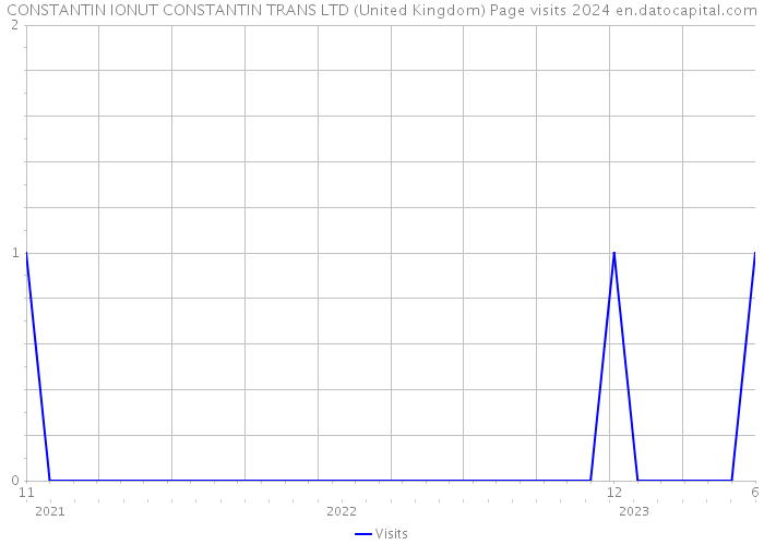 CONSTANTIN IONUT CONSTANTIN TRANS LTD (United Kingdom) Page visits 2024 